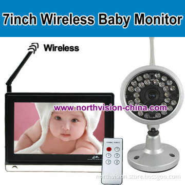 7" Inch LCD 380tvl IR Night Vision Wireless Baby Monitor Camera Video Cam (NG-703)